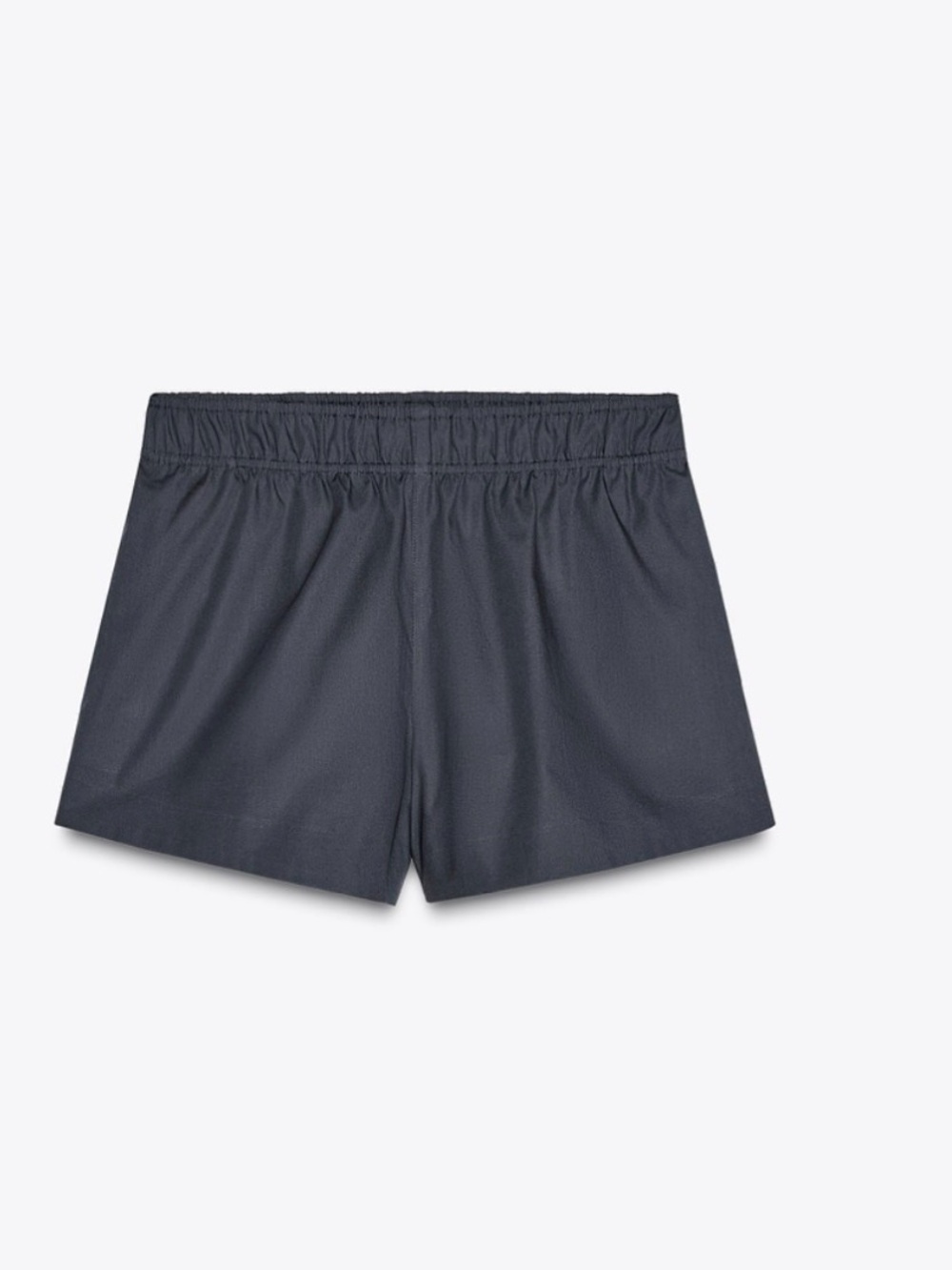 Zara Draped Poplin Top and Shorts - Light Petrol Blue - Picture 3 of 3